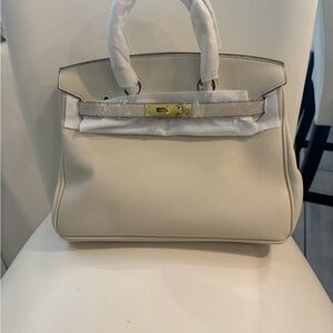 Cream Women's Tote Bag
